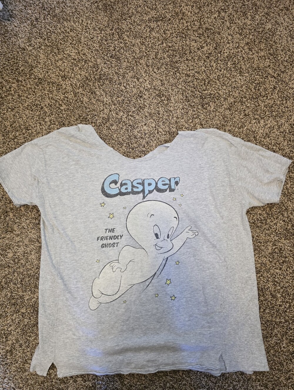 Casper The Friendly Ghost Womens' Gray Shirt